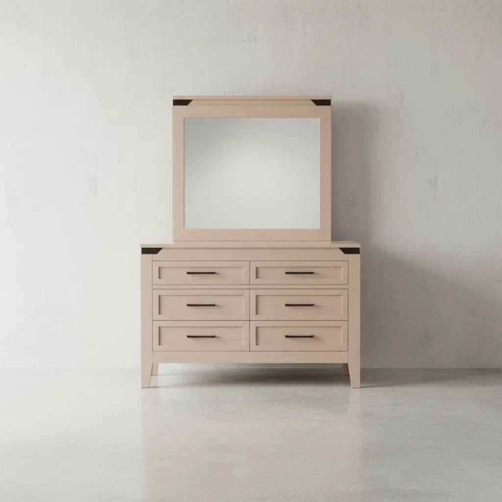 penwood furniture kenora 6 drawer dresser face on horizontal