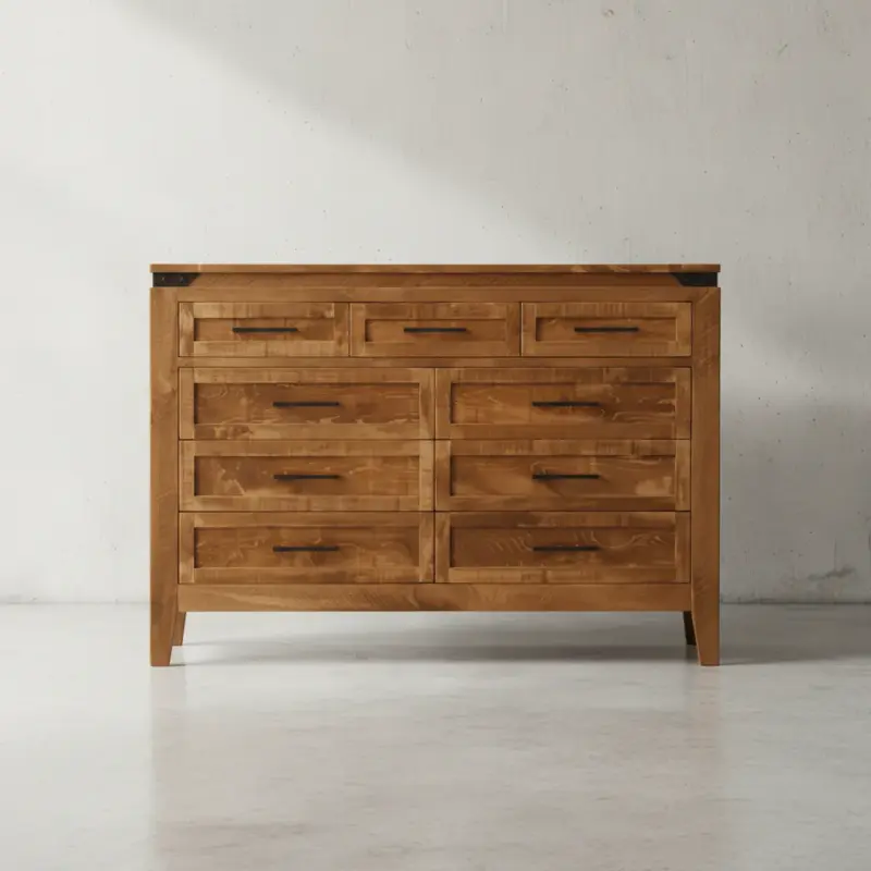 penwood furniture kenora 9 drawer dresser face on horizontal