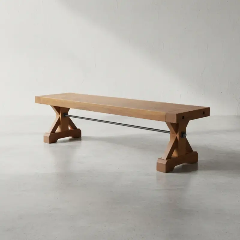 penwood furniture klondike bench 45 degree angle