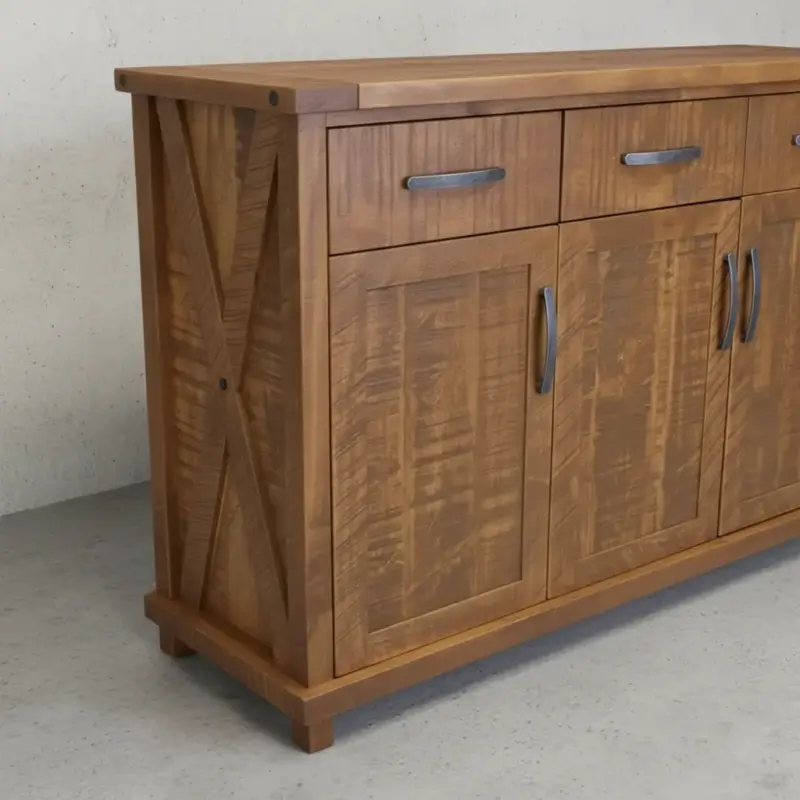 penwood furniture klondike sideboard medium close up