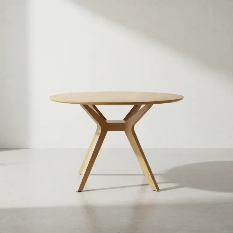 penwood furniture leksvik dining table face on horizontal