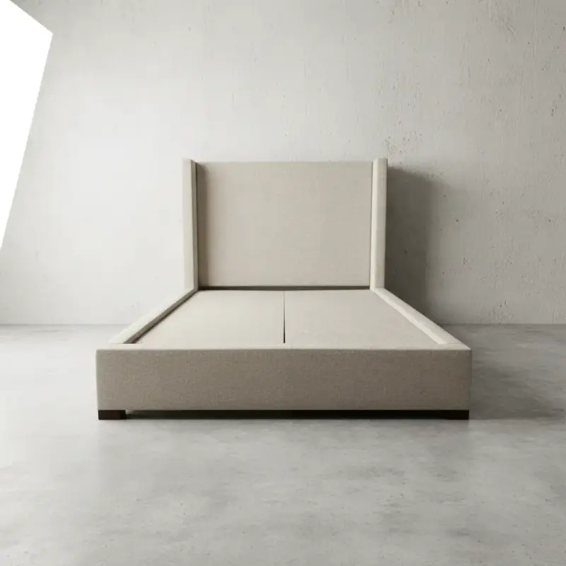 penwood furniture madison upholstered platform bed face on horizontal