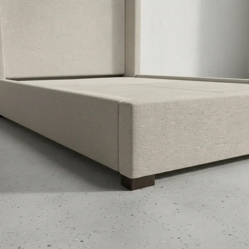 penwood furniture madison upholstered platform bed medium close up