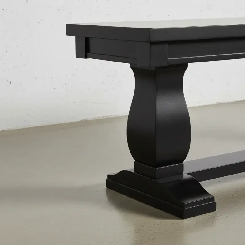 penwood furniture madrid dining bench medium close up