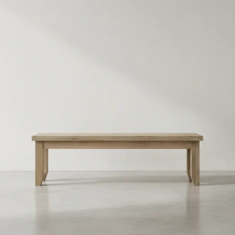 penwood furniture mansfield dining bench face on horizontal
