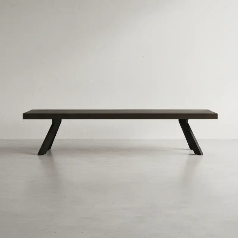 penwood furniture maxwell dining bench face on horizontal