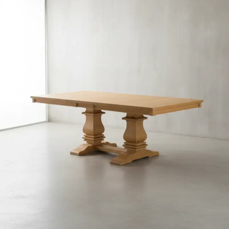 penwood furniture mediterranean dining table 45 degree angle