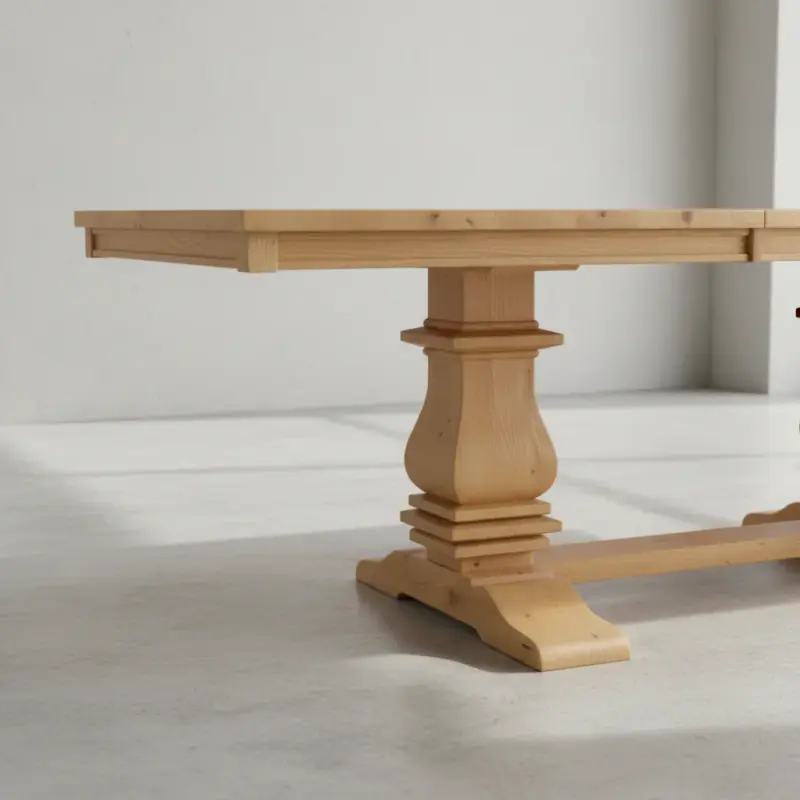 penwood furniture mediterranean dining table medium close up