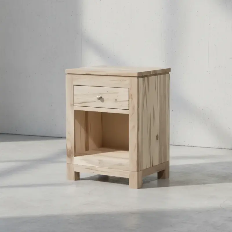 penwood furniture metro 1 drawer night stand mt1822o 45 degree angle