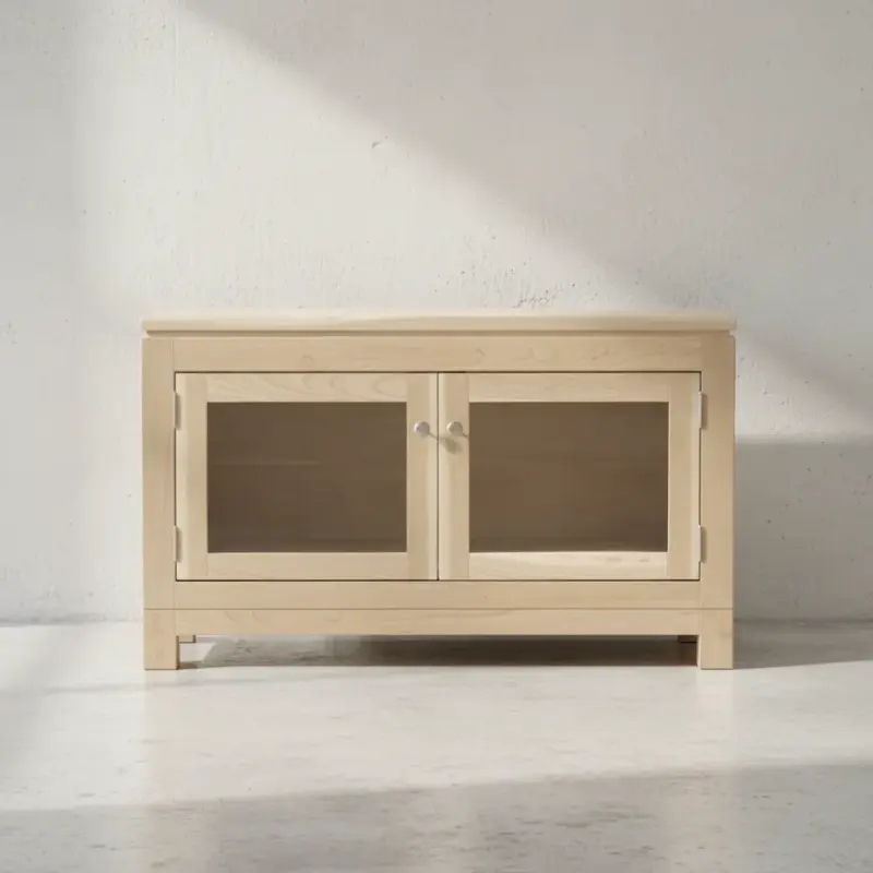 penwood furniture metro 2 door tv unit mt1843 face on horizontal