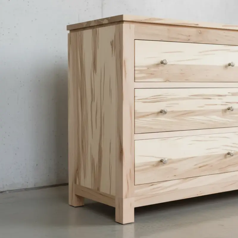 penwood furniture metro 6 drawer dresser mt1866 medium close up