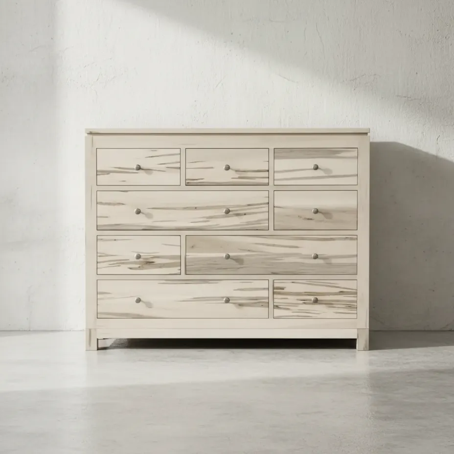 penwood furniture metro 9 drawer dresser mt1859 face on horizontal