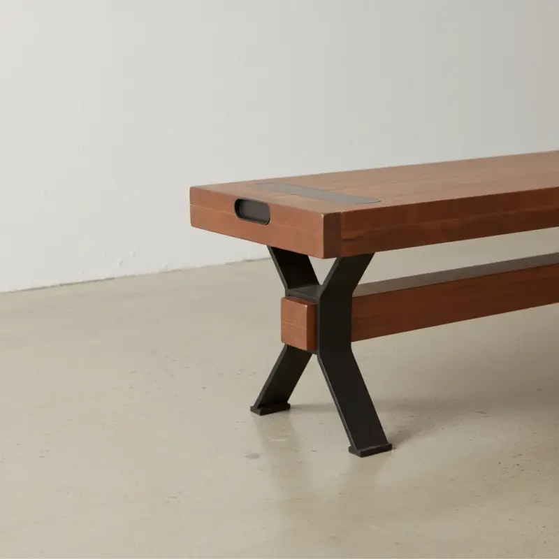 penwood furniture millwright bench medium close up