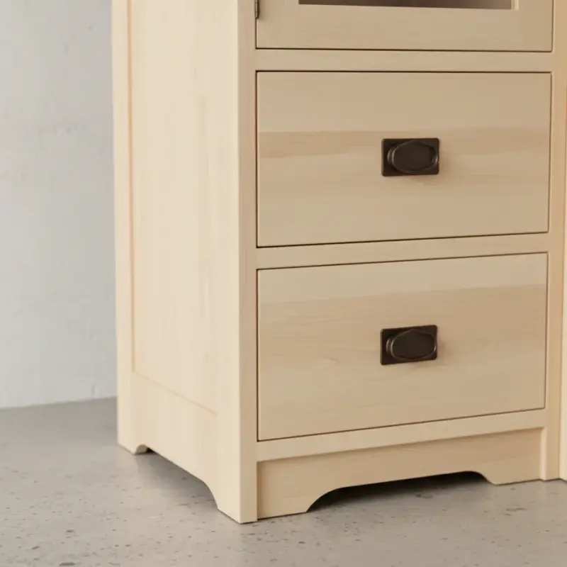 penwood furniture mission 3 piece tv wall unit m2190 medium close up