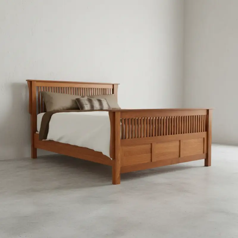 penwood furniture mission bed 45 degree angle