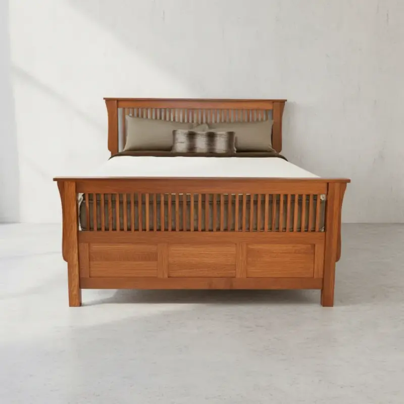 penwood furniture mission bed face on horizontal