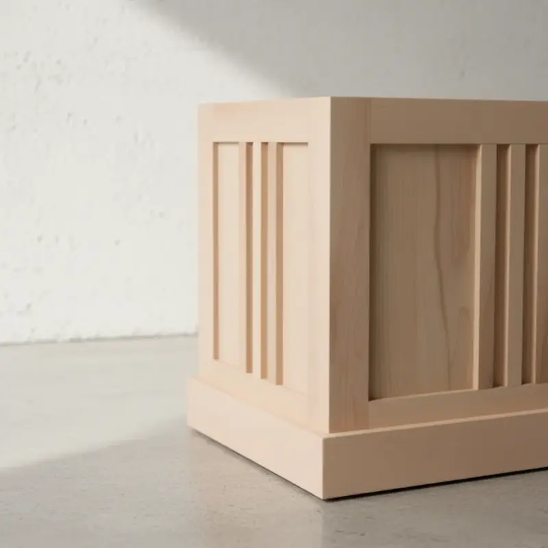 penwood furniture mission blanket box m1940b medium close up