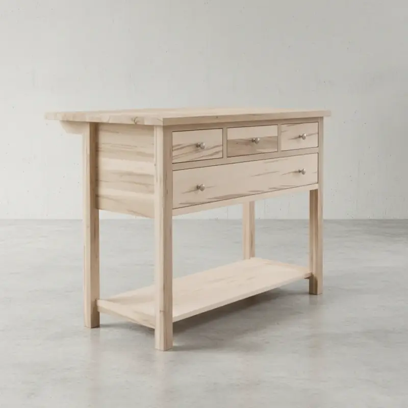 penwood furniture mission breakfast island l2948 45 degree angle