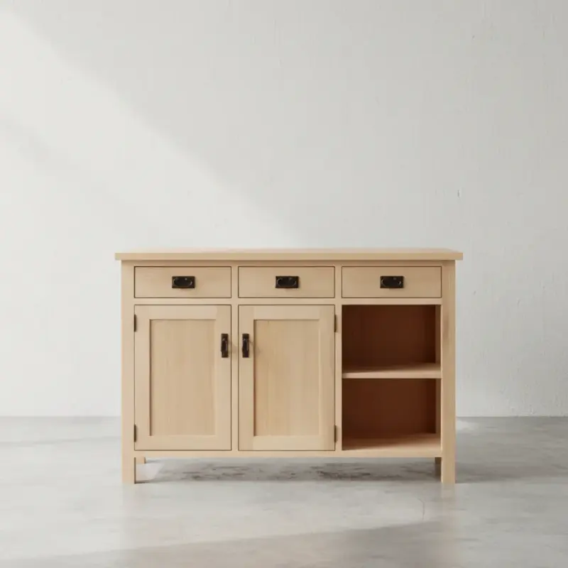 penwood furniture mission breakfast island ml3252 face on horizontal