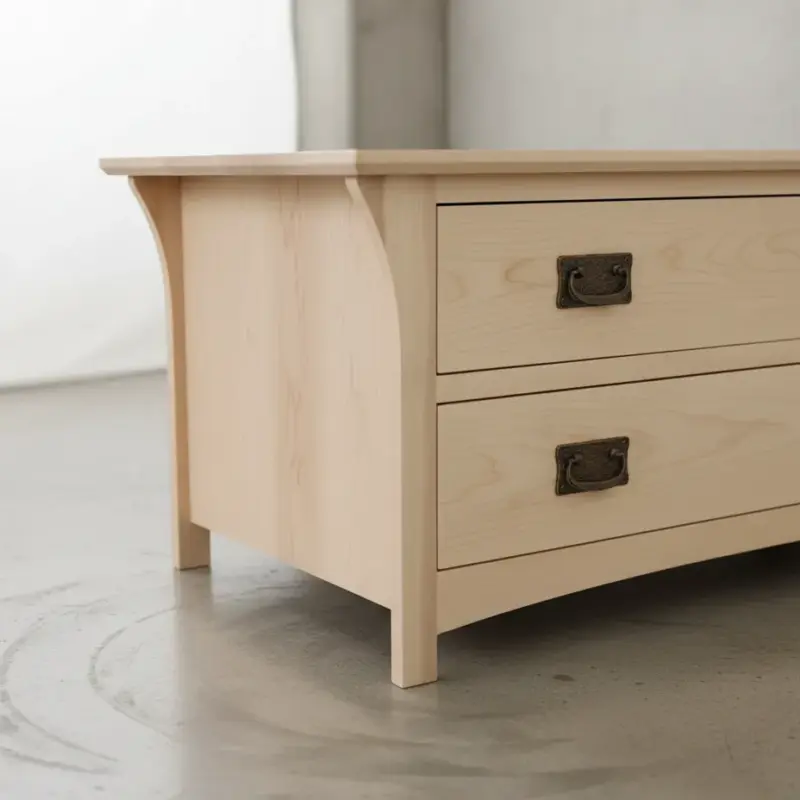 penwood furniture mission coffee table n2448 medium close up