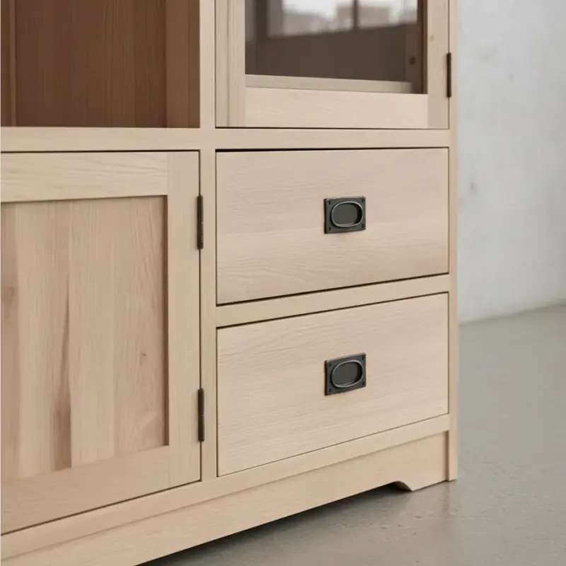 penwood furniture mission entertainment centre m2162 medium close up