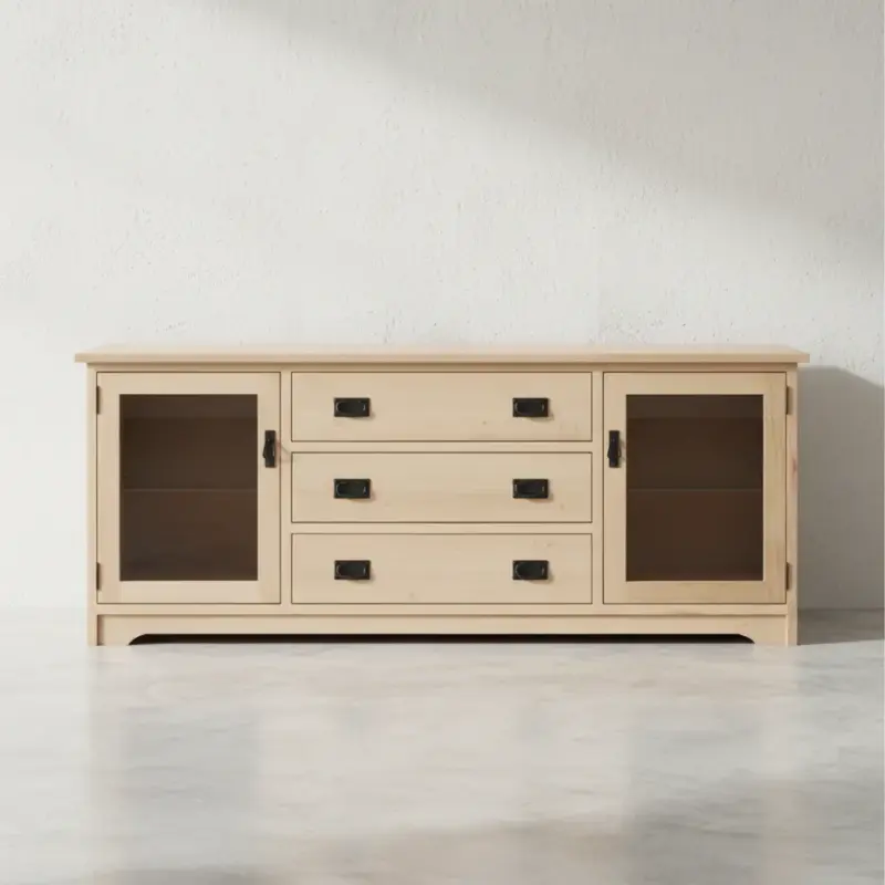 penwood furniture mission hdtv base only m1975 face on horizontal