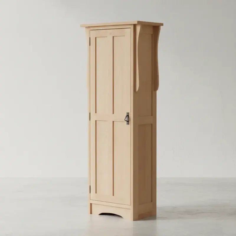 penwood furniture mission jelly cupboard m1622 45 degree angle