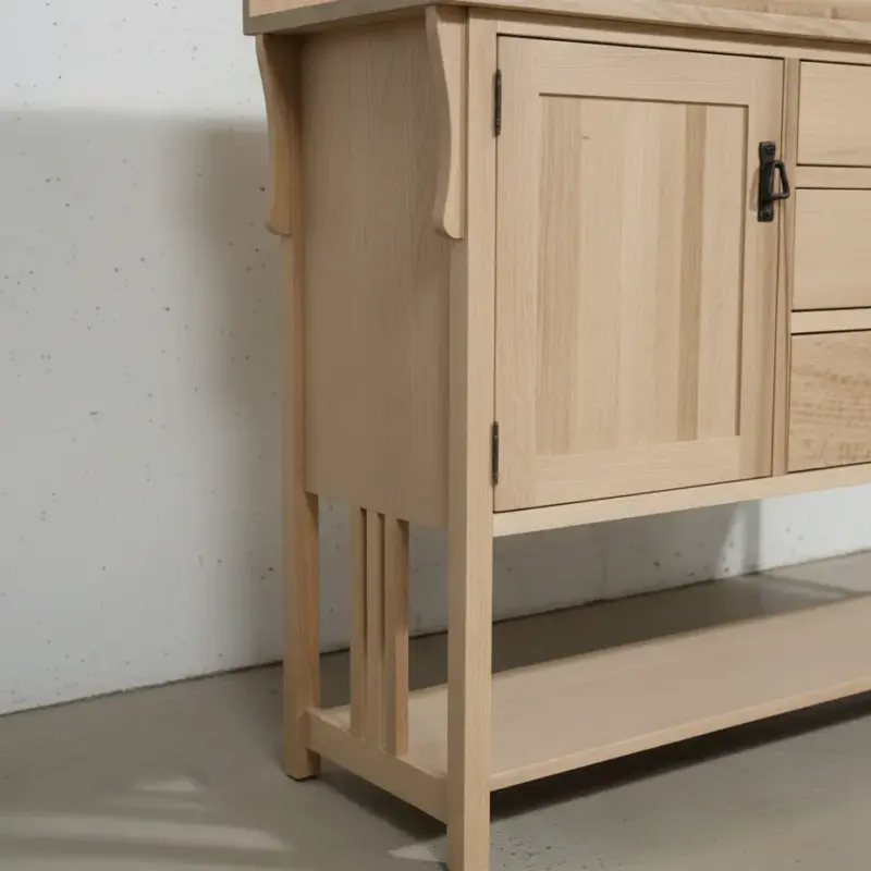 penwood furniture mission sideboard m60s medium close up