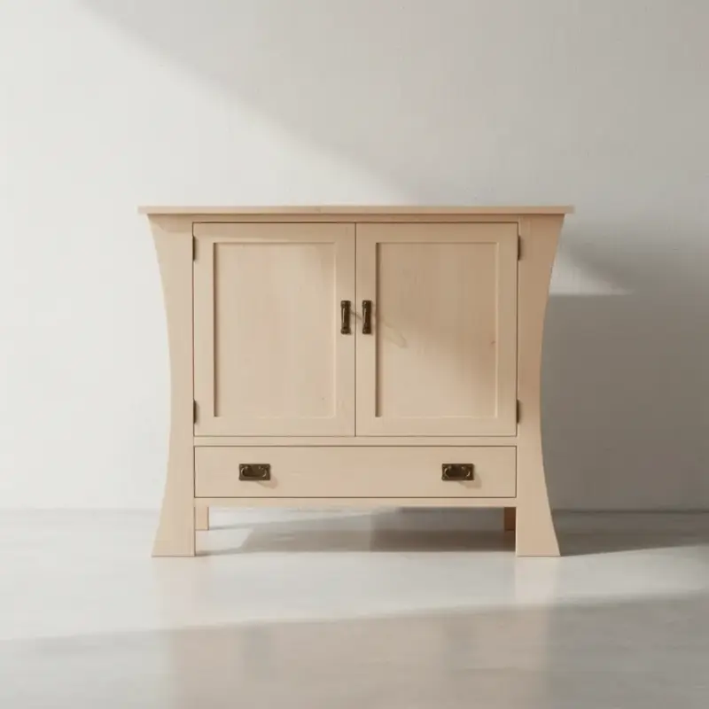 penwood furniture mission sideboard s32s face on horizontal