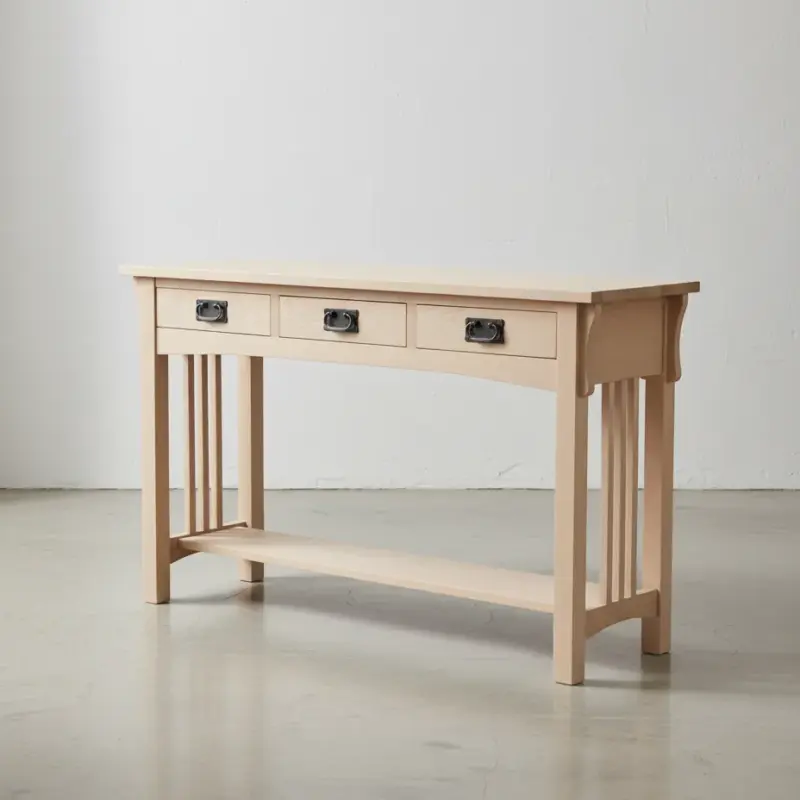 penwood furniture mission sofa table m1648 45 degree angle