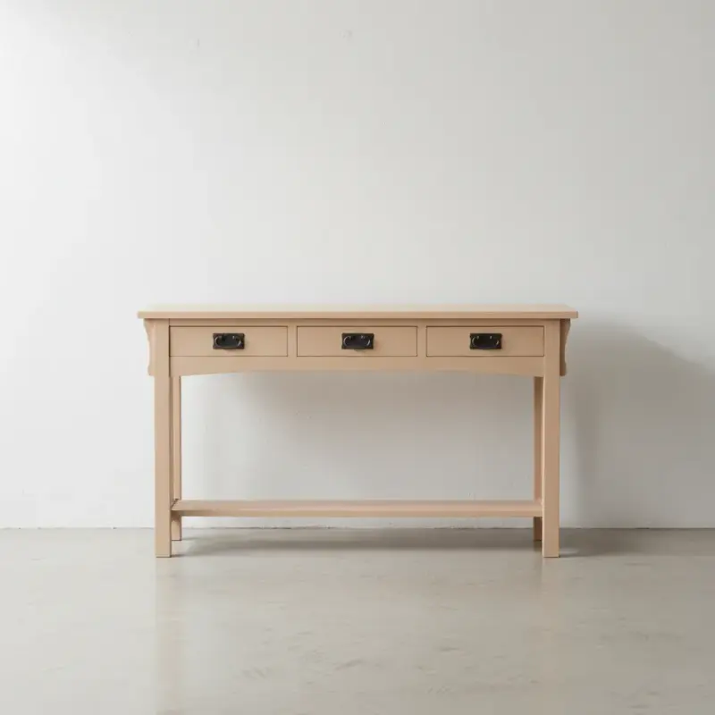 penwood furniture mission sofa table m1648 face on horizontal