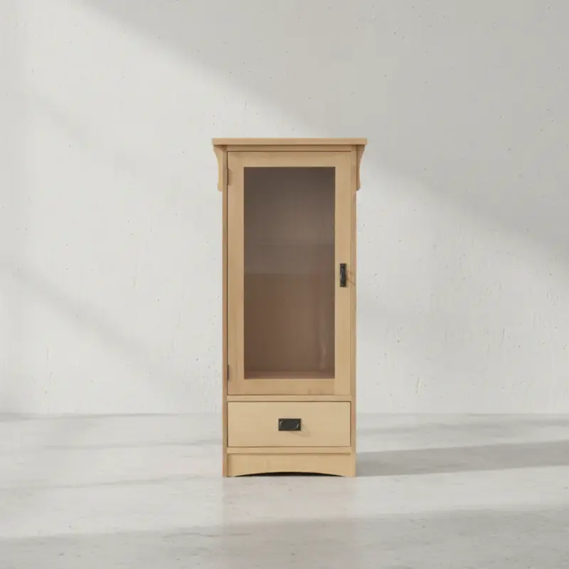 penwood furniture mission stereo unit m1824 face on horizontal