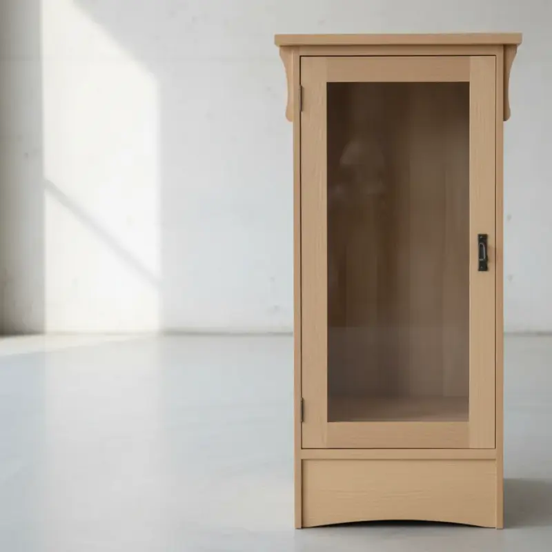 penwood furniture mission stereo unit m1824 medium close up