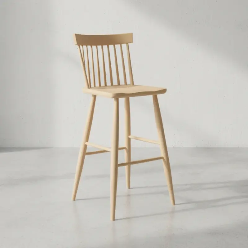 penwood furniture modern shaker bar chair 45 degree angle