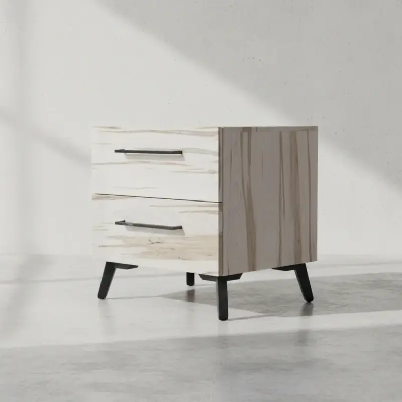 penwood furniture mondo night stand 45 degree angle