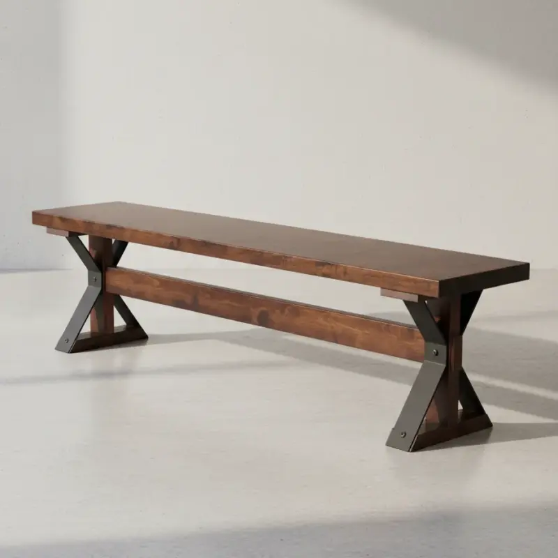 penwood furniture moorhouse dining bench 45 degree angle