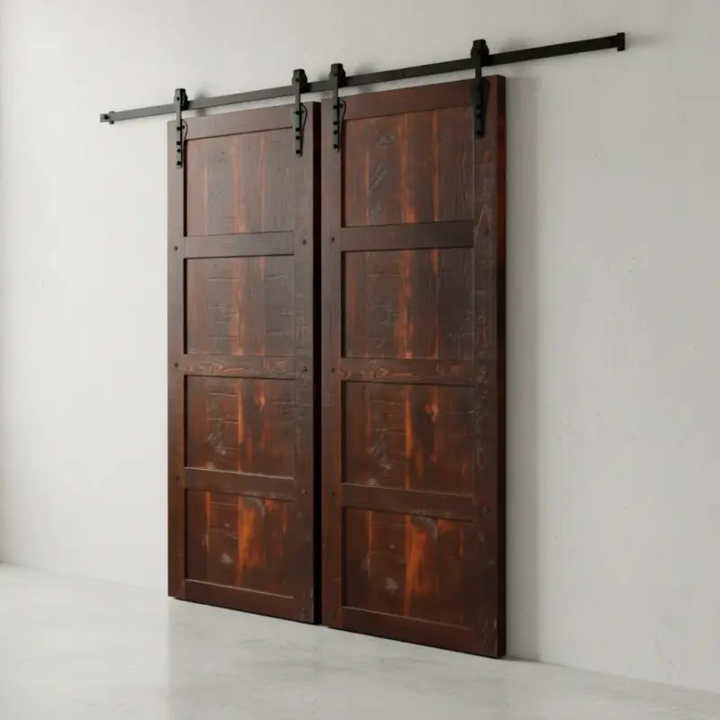 penwood furniture muskoka barn door 45 degree angle