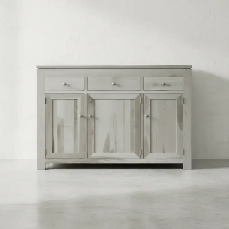 penwood furniture newport 3 door sideboard np55s face on horizontal