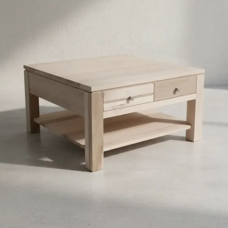 penwood furniture newport 4 drawer coffee table np3535 45 degree angle