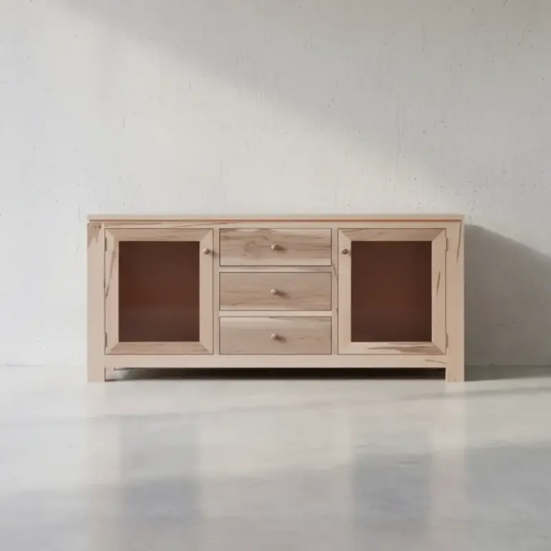 penwood furniture newport 63 hdtv cabinet np1863 face on horizontal