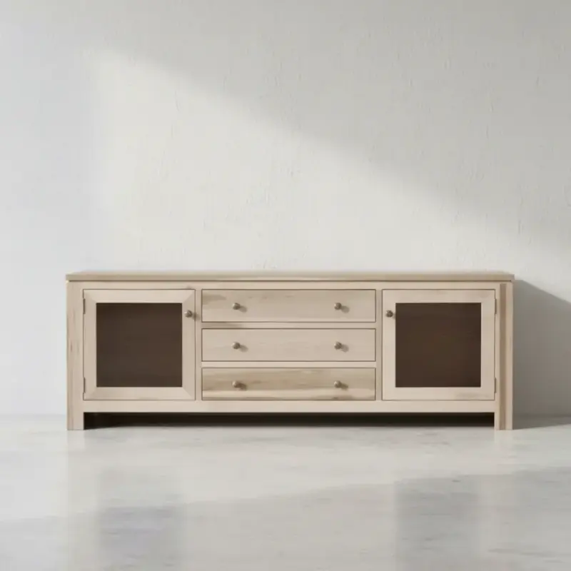 penwood furniture newport 75 hdtv base only np1875 face on horizontal