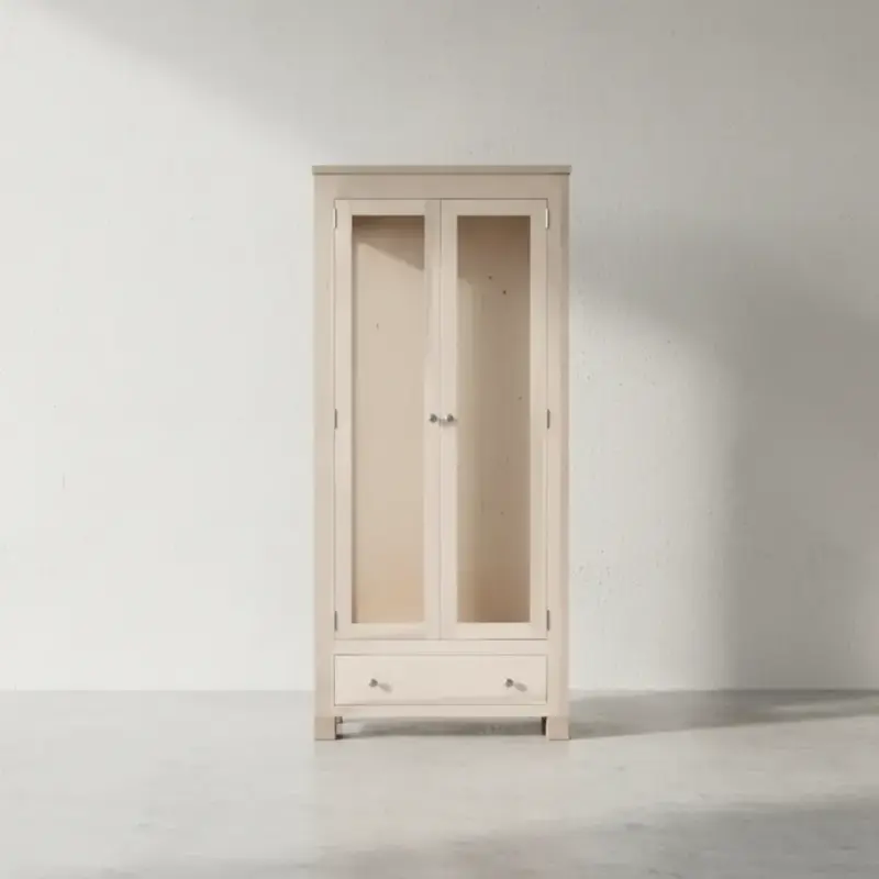 penwood furniture newport curio cabinet np1534 face on horizontal