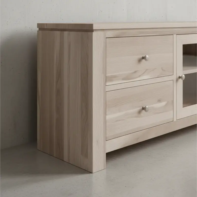 penwood furniture newport tv unit np1865 medium close up