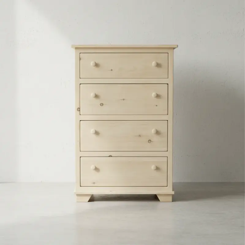 penwood furniture nith river rustic 4 drawer hiboy face on horizontal