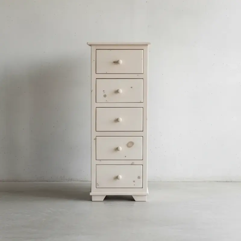 penwood furniture nith river rustic 5 drawer lingerie chest face on horizontal