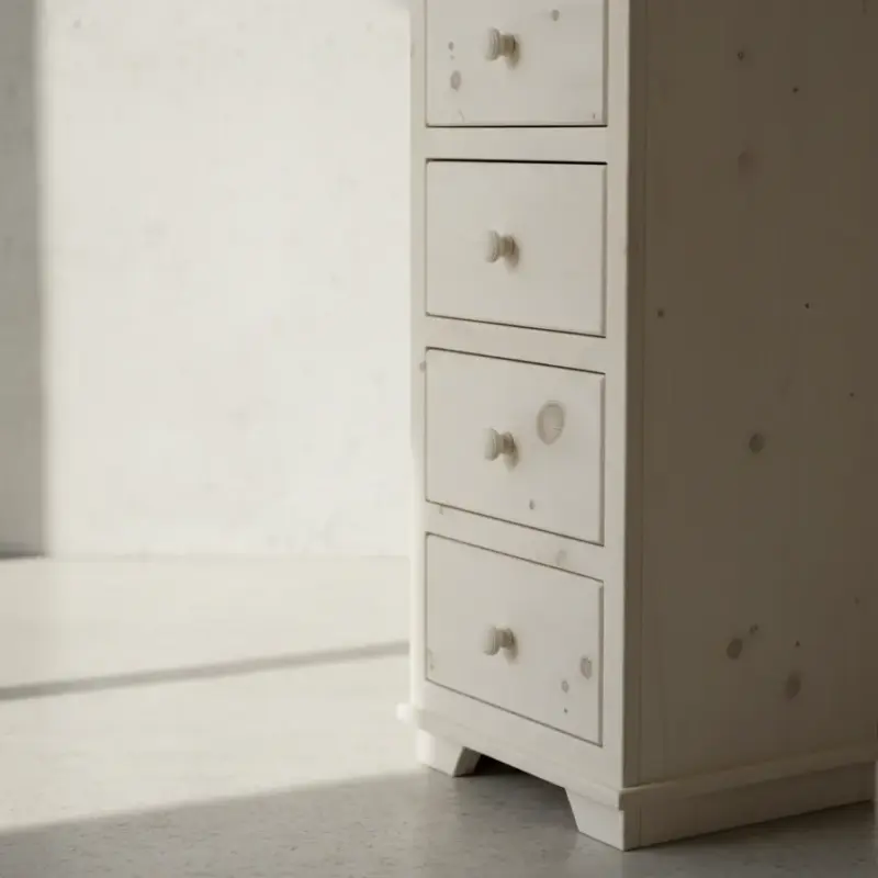 penwood furniture nith river rustic 5 drawer lingerie chest medium close up