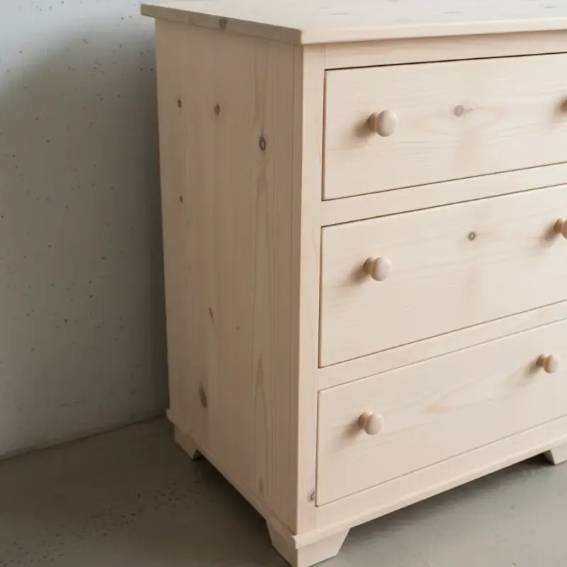 penwood furniture nith river rustic 6 drawer dresser medium close up