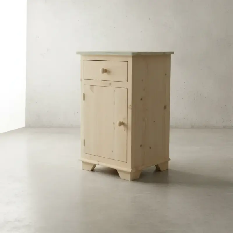 penwood furniture nith river rustic door drawer nightstand 45 degree angle