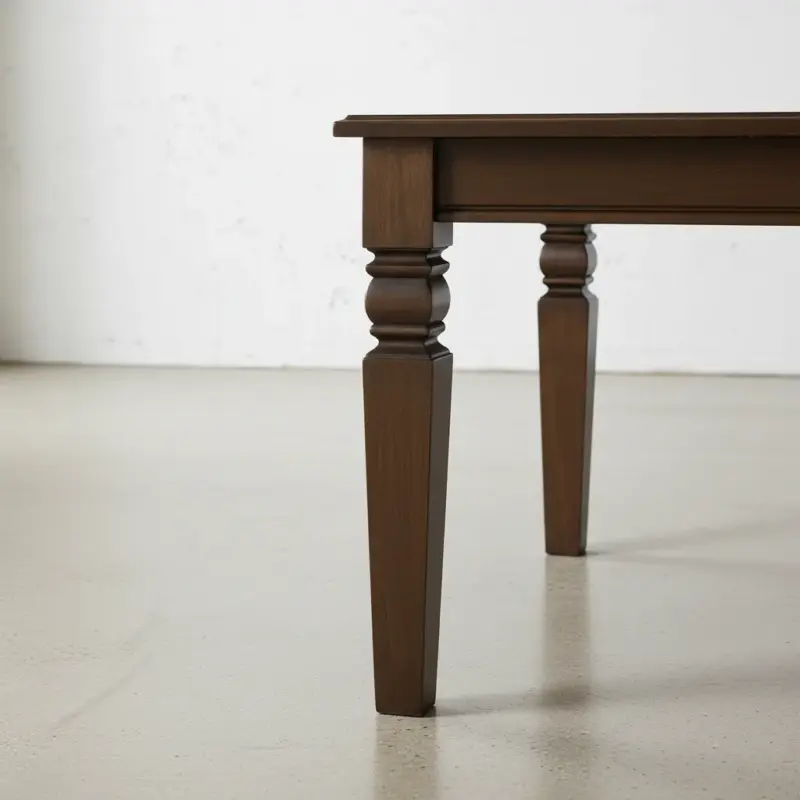 penwood furniture notre dame dining table medium close up