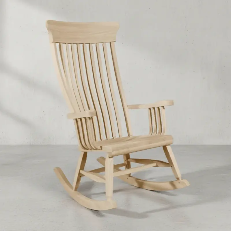 penwood furniture old south rocking chair 45 degree angle